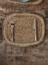 Next Nkuku Natural Lam Rectangular Tablemat- Buy online at McGrocer