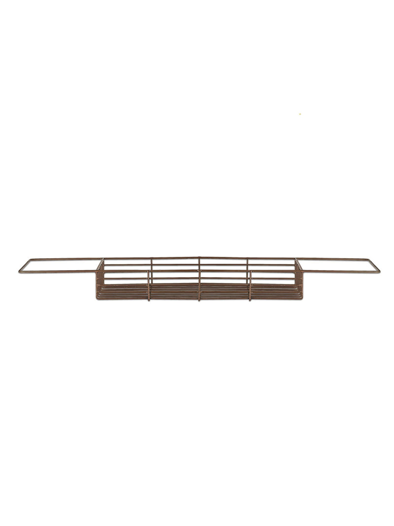 Nkuku aged brass Indore bath bridge, UK version