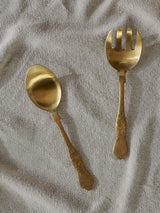 Next Nkuku Gold Khana Salad Servers- Buy online at McGrocer