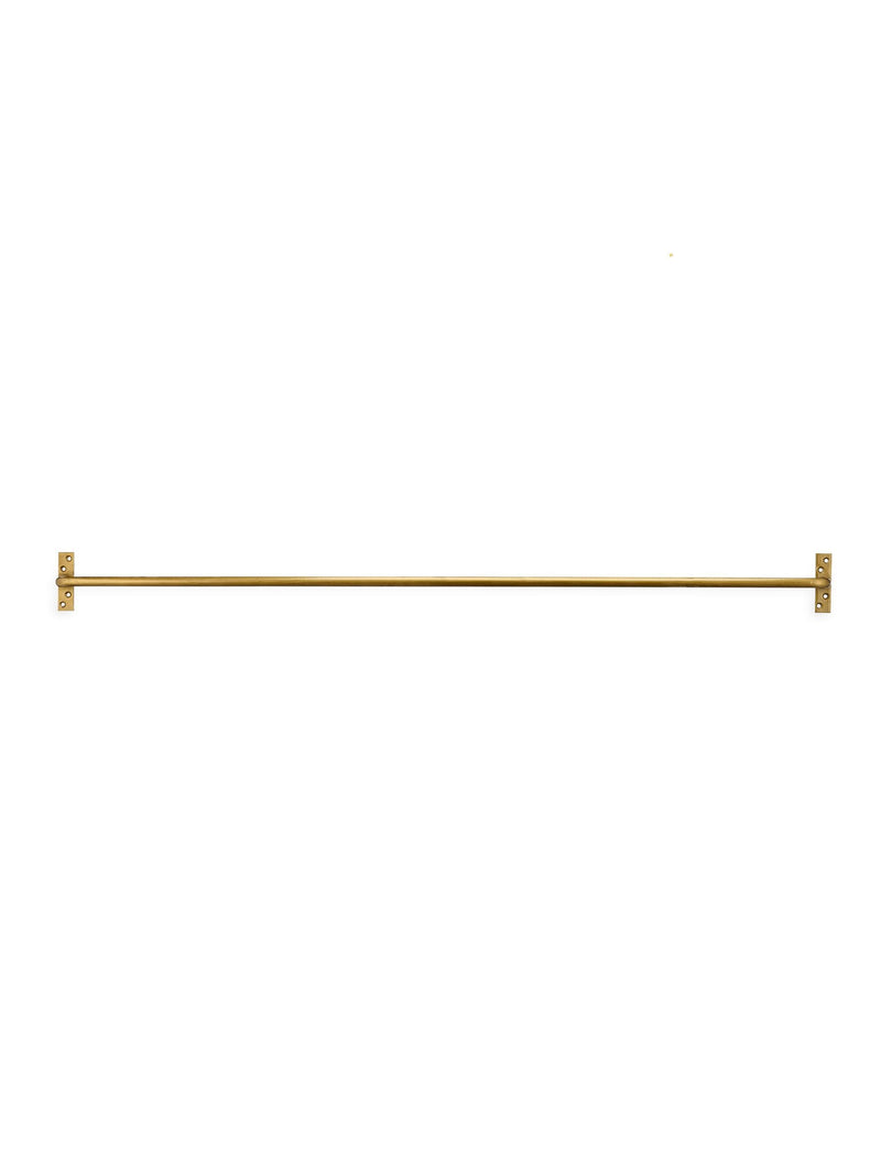 Nkuku Brass Laila Iron Hanging Rail 120cm, UK version