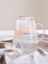 Next Nkuku Apricot Shirali Marble Swirl Glass Jug- Buy online at McGrocer