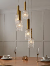 Next BHS Visconte Hugo 5 Light Glass Cluster Ceiling Light Matt Black- Buy online at McGrocer