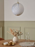 BHS satin brass LED pendant light (British brand)