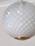 BHS satin brass LED pendant light (British brand)
