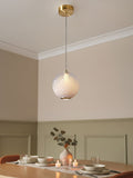 BHS satin brass LED pendant light (British brand)