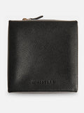 Whistles black leather jewellery box, compact size, imported from the UK