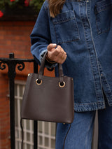 Next LRM Goods The Gracie Brown Leather Bucket Bag- Buy online at McGrocer
