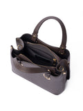 LRM Goods Gracie brown leather bucket bag, imported from the UK