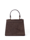 LRM Goods Polly suede top handle brown bag (British brand)