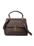LRM Goods Lucinda top handle brown leather handbag (British brand)