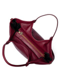 LRM Goods The Lily red leather tote bag small, UK version