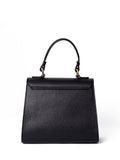 LRM Goods Polly Top Handle Black Leather Bag (British brand)