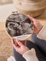 Next No Ordinary Gift Personalised Baby Scan Photo and Caption Hoop 15cm- Buy online at McGrocer