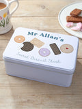 No Ordinary Gift personalised treat tin 20cm, UK version