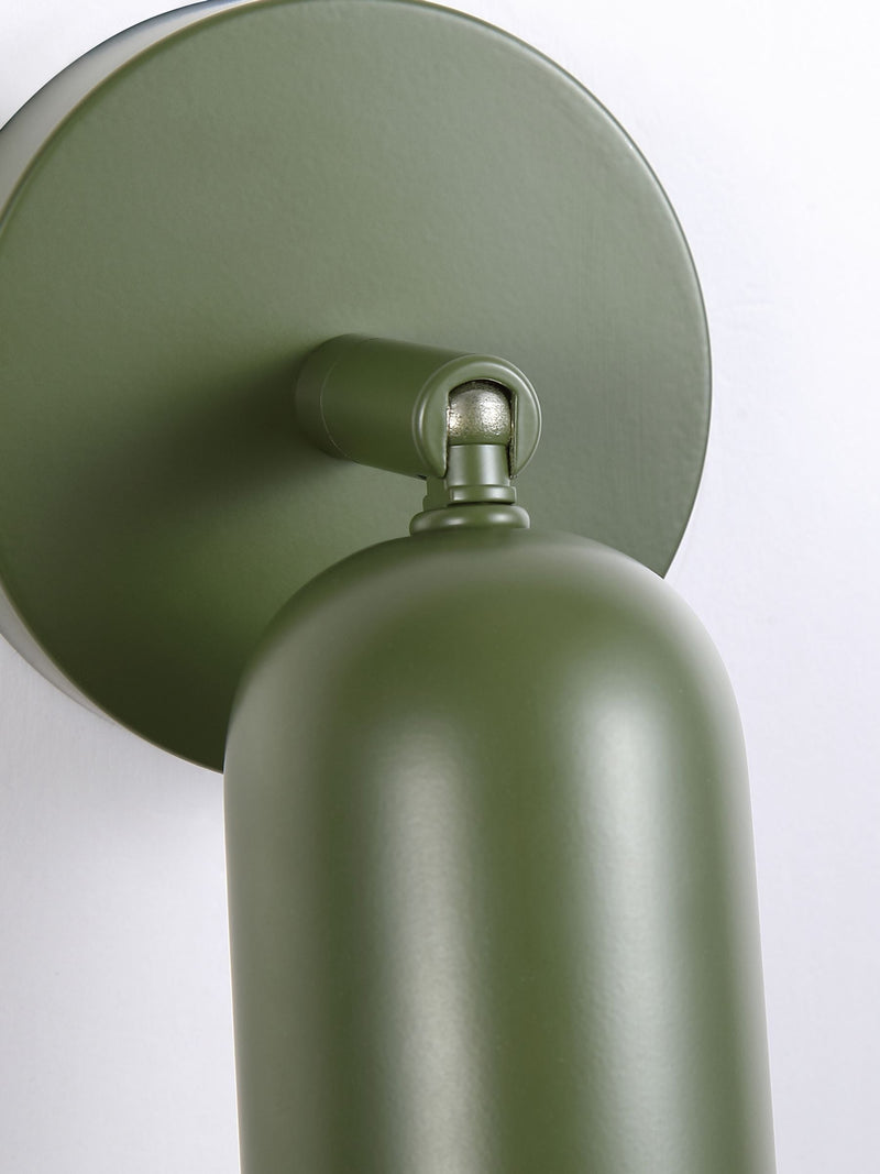 Searchlight green rechargeable wall light - British product