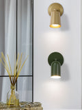 Searchlight green rechargeable wall light - British product