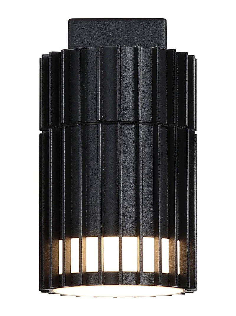 Searchlight black outdoor wall light, UK version