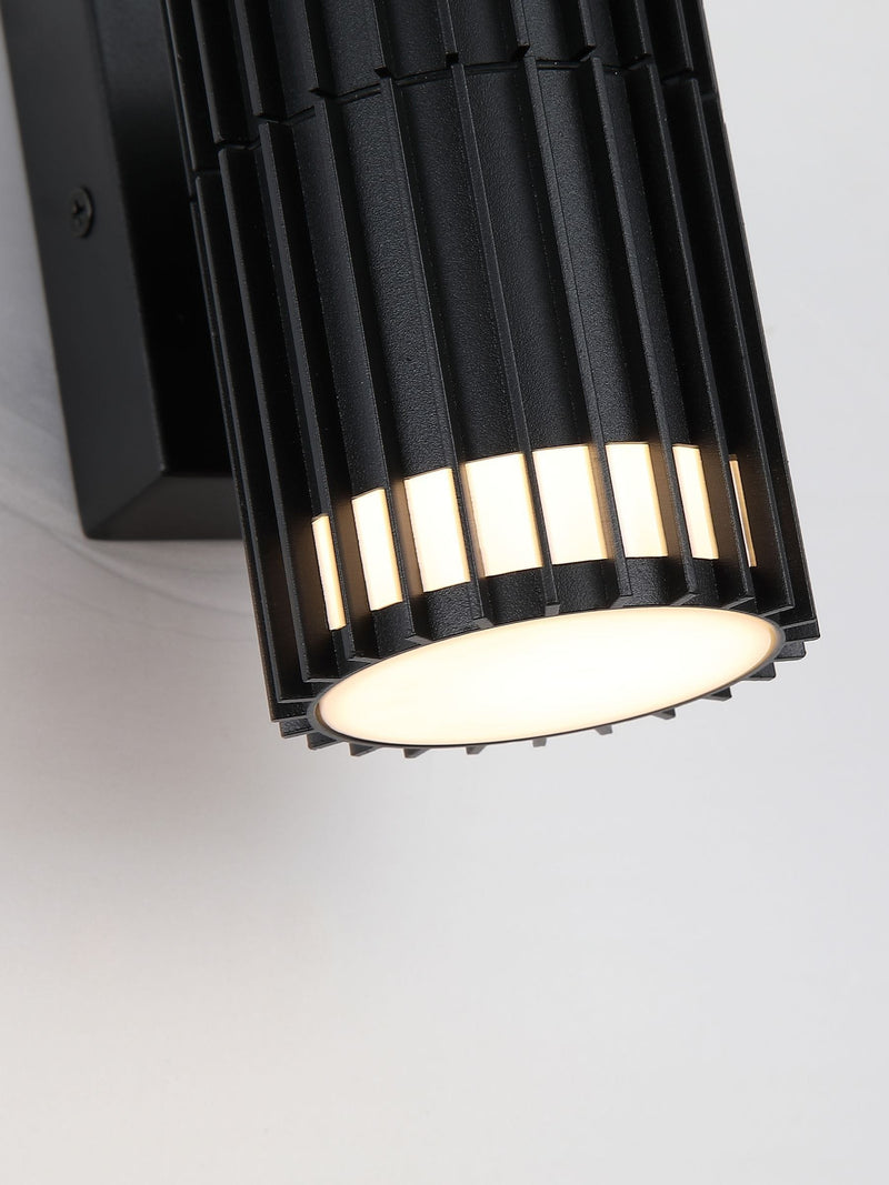 Searchlight black outdoor wall light, UK version
