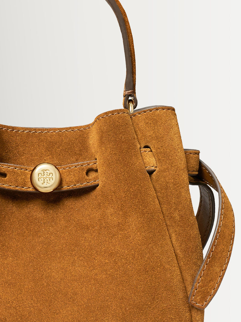 Tory Burch Romy suede mini bucket bag - British product