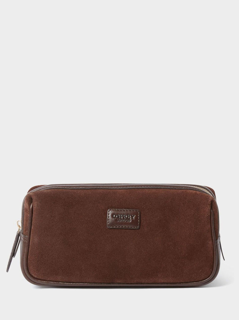 Osprey London Mocha suede washbag, UK version