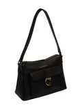 Pure Luxuries London black Lambourne leather grab bag, UK version