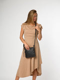 Pure Luxuries London Black Alderley leather cross-body bag, imported from the UK