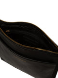 Pure Luxuries London Black Alderley leather cross-body bag, imported from the UK