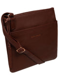 Pure Luxuries London Nola brown cross-body bag (British brand)