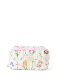 The Flat Lay Co. marshmallow box bag with floral RHS design British brand
