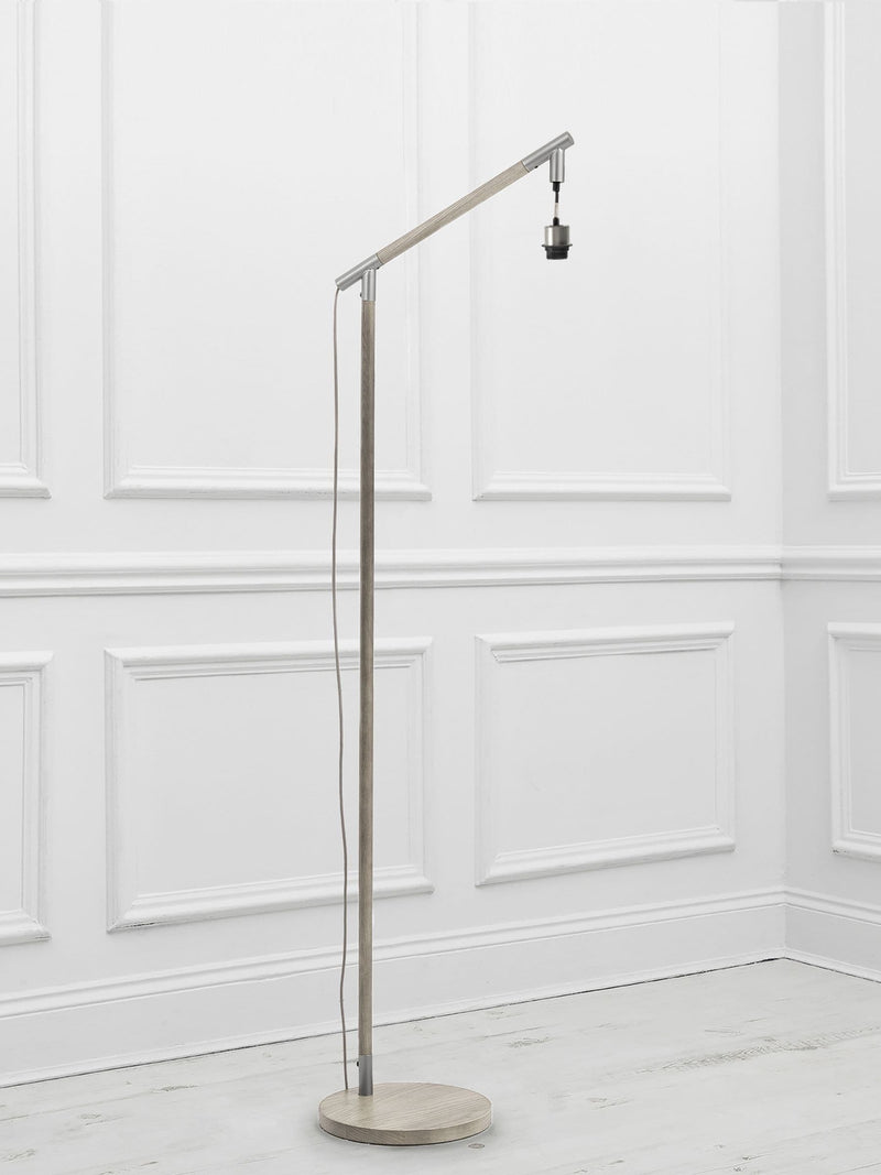 Voyage Maison grey Quintus floor lamp base, imported from the UK