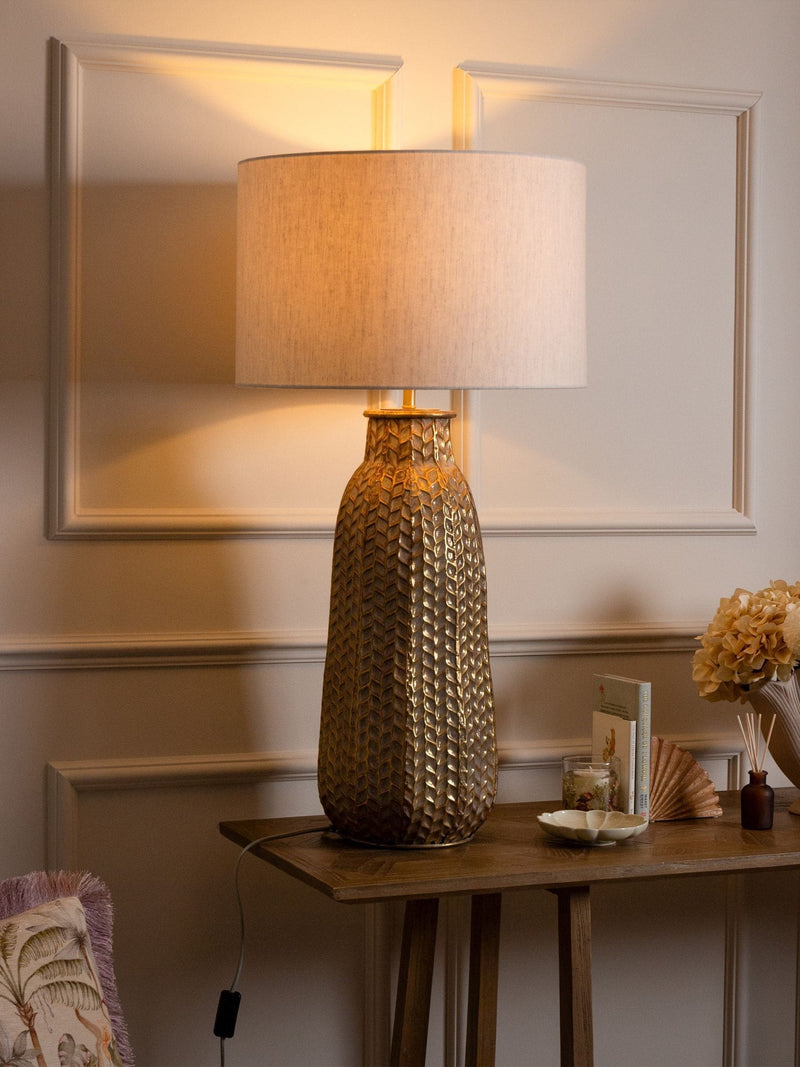 Voyage Maison gold table lamp base 60cm, imported from the UK