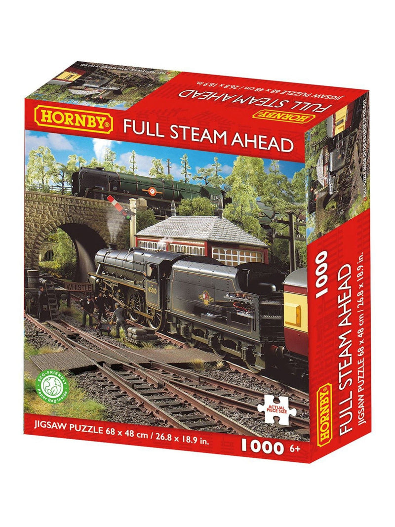 Kidikraft Hornby Full Steam Ahead 1000-piece puzzle, imported from the UK
