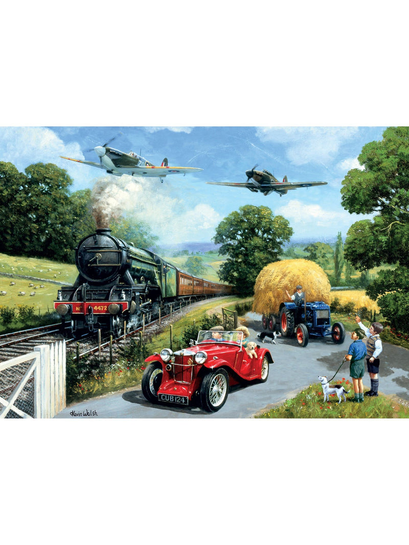 Kidikraft Nostalgia 1940's Summer jigsaw puzzle 1000 piece - British product