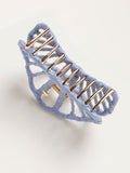 FatFace blue shell wrapped claw clip, UK version