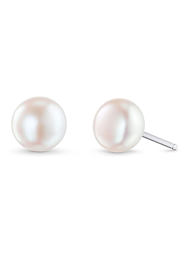Beaverbrooks freshwater cultured pearl earrings 8mm - British product