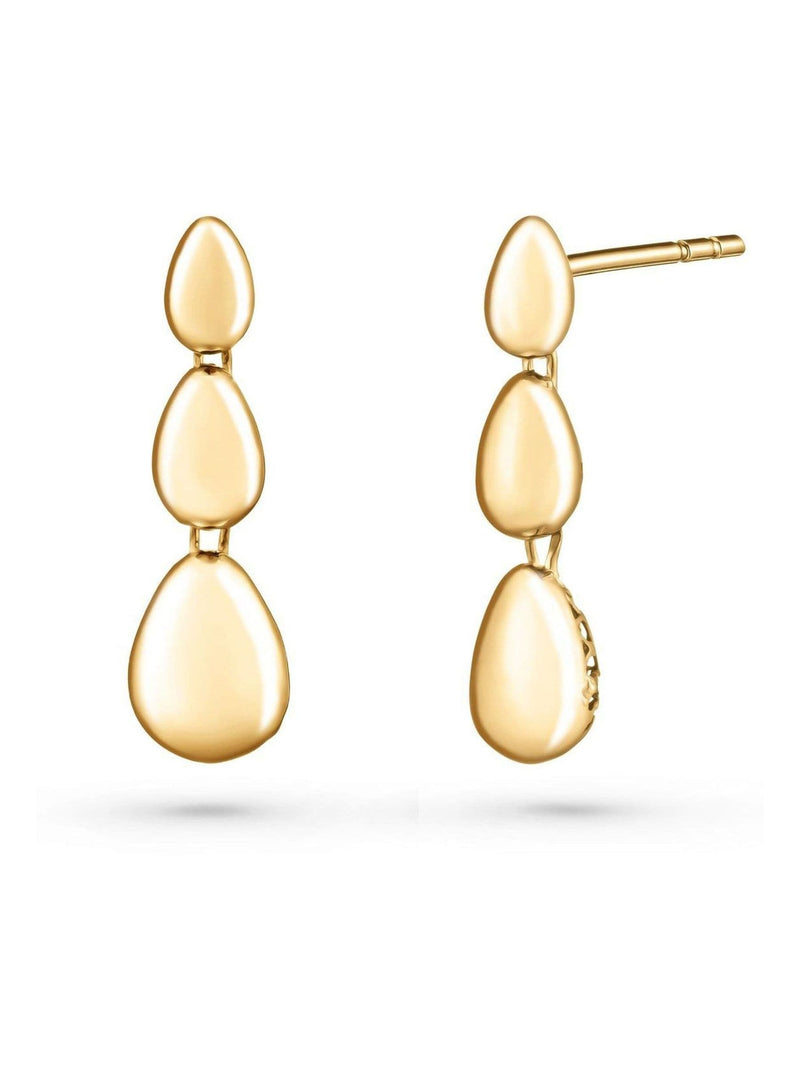 Beaverbrooks 9ct gold drop earrings (British brand)