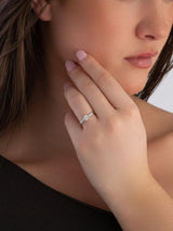 Next Beaverbrooks White Platinum Diamond Oval Shaped Engagement Ring- Buy online at McGrocer