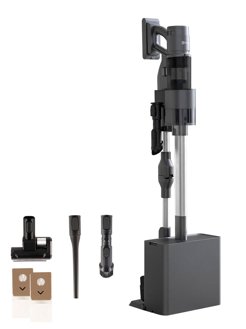Electrolux grey rechargeable stick vacuum with station, UK version