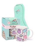 Vanilla Underground white Pusheen mug socks gift set, imported from the UK