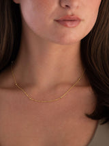Next Beaverbrooks 9ct Yellow Gold Ball Necklace 45cm- Buy online at McGrocer