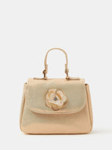 Next Accessorize Angels Gold Girls Floral Embellished Handbag 15cm- Buy online at McGrocer