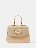 Angels By Accessorize gold girls floral embellished handbag (British brand)