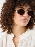 Accessorize gold hexagonal sunglasses, UK version