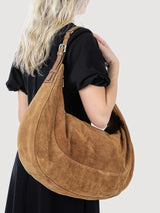 Next Jones Bootmaker Ysabelle Light Brown Leather Slouch Bag- Buy online at McGrocer