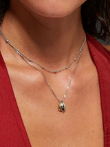 Next Hot Diamonds Sterling Silver Droplet Two Tone Pendant- Buy online at McGrocer