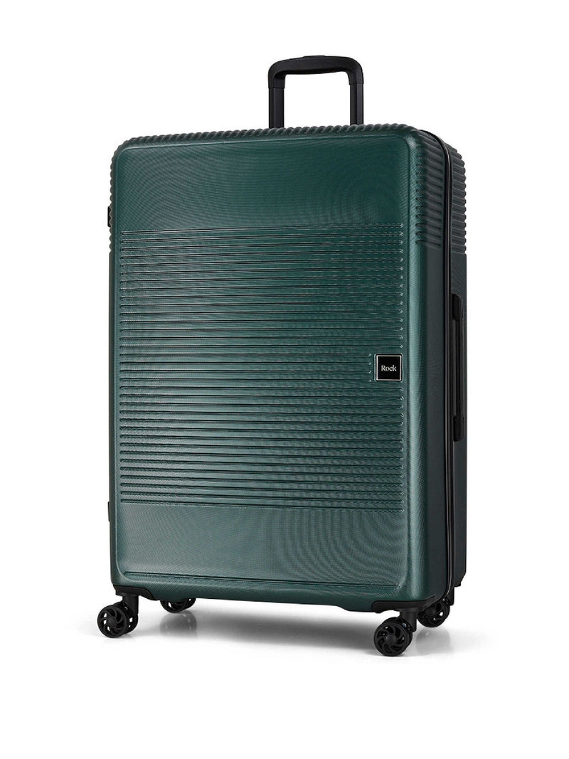 Rock Lincoln large green suitcase 98L imported from the UK