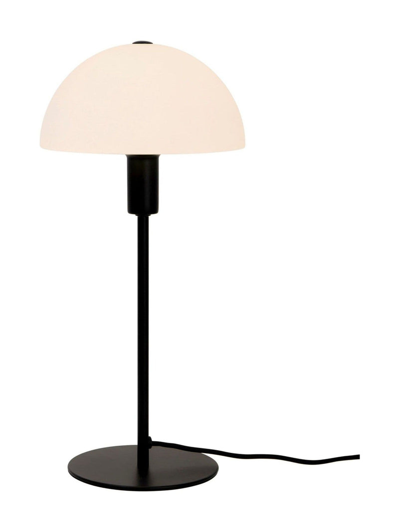 Nordlux Black Ellen 20 table lamp mouth-blown glass shade (British brand)
