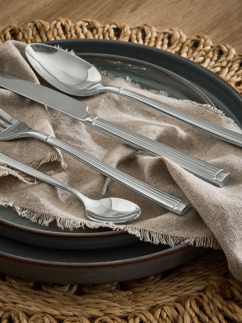 Silver Westbury Ridge stainless steel cutlery set 16 piece, imported from the UK