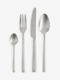 Silver Westbury Ridge stainless steel cutlery set 16 piece, imported from the UK