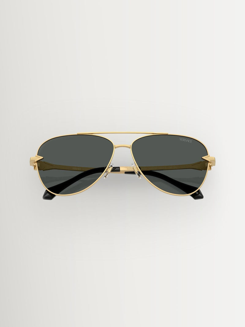 Versace gold pilot sunglasses (British brand)